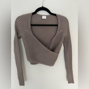 Abercrombie & Fitch LuxeLoft Slim Wrap Sweater